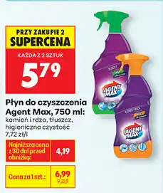 Biedronka Płyn do czyszczenia Agent Max, 750 ml oferta