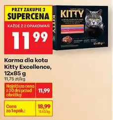 Biedronka Karma dla kota Kitty Excellence, 12x85 g oferta