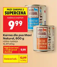 Biedronka Karma dla psa Maxi Natural, 800 g oferta