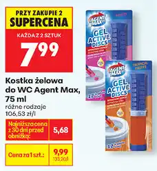 Biedronka Kostka żelowa do WC Agent Max oferta
