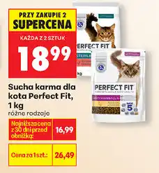 Biedronka Sucha karma dla kota Perfect Fit, 1 kg oferta
