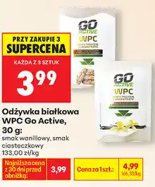 Biedronka Odżywka białkowa WPC Go Active, 30 g oferta