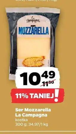 Netto Ser Mozzarella kostka La Campagna oferta
