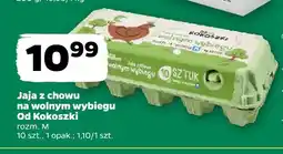 Netto Jaja z chowu na wolnym wybiegu rozmiar M 10 szt. Od Kokoszki oferta