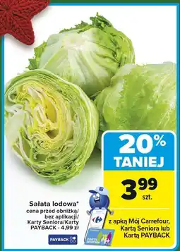 Carrefour Market Sałata lodowa Carrefour Market oferta