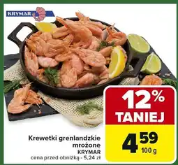 Carrefour Market Krewetki grenlandzkie mrożone KRYMAR oferta