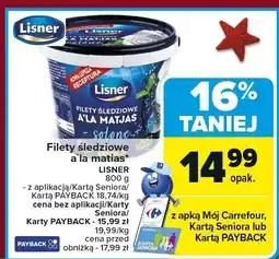 Carrefour Market Filety śledziowe a la matias LISNER oferta