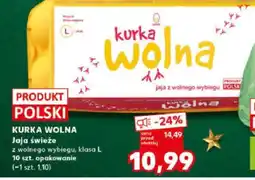 Kaufland Jaja świeże klasa L 10 szt. kurka wolna oferta