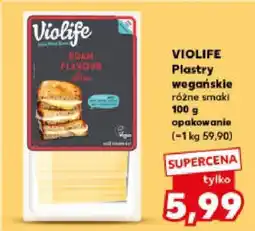 Kaufland Plastry wegańskie różne rodzaje 100 g Violife oferta