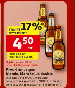 Auchan Piwo Grimbergen oferta