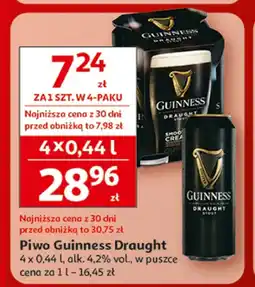 Auchan Piwo Guinness oferta