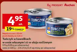 Auchan Tuńczyk w kawałkach Auchan oferta