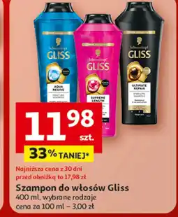 Auchan Szampon Gliss oferta