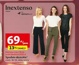 Auchan Spodnie damskie Inextenso oferta