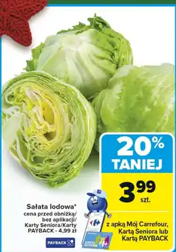 Carrefour Market Sałata lodowa Carrefour oferta