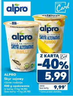 Kaufland Skyr Alpro oferta