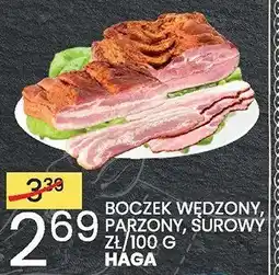 Wafelek Boczek wędzony, parzona, surowy Haga oferta