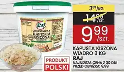 Wafelek Kapusta kiszona wiadro Raj oferta