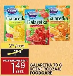 Wafelek Galaretka Gellwe cytrynowa 70g oferta