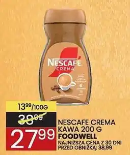 Wafelek Kawa NESCAFE CREMA 200 g FOODWELL oferta