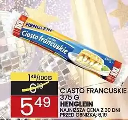 Wafelek Ciasto francuskie Henglein oferta