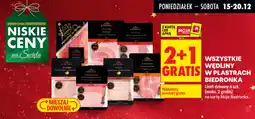 Biedronka Wędliny w plastrach oferta