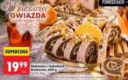 Biedronka Makowiec z bakaliami Biedronka, 600 g oferta