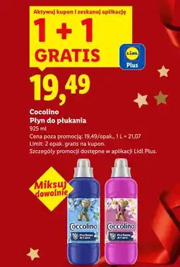 Lidl Coccolino Płyn do płukania oferta