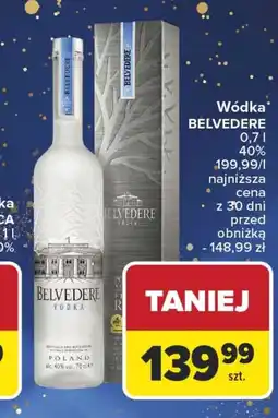 Carrefour Belvedere Vodka 0.7L 40% oferta