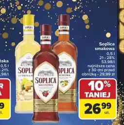 Carrefour Soplica smakowa 0,5 l (Cytryna, Malina, Pigwa) oferta
