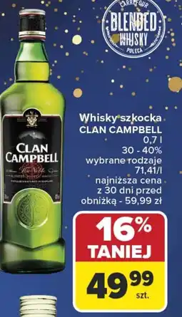 Carrefour Clan Campbell Whisky oferta