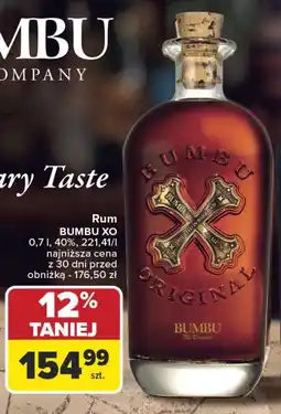 Carrefour Bumbu XO Rum 0.7l oferta
