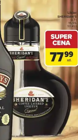 Carrefour Likier SHERIDAN'S 0.7l 15.5% oferta