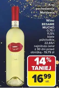 Carrefour Wino BESAME MUCHO oferta