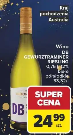 Carrefour DB Gewürztraminer Riesling oferta