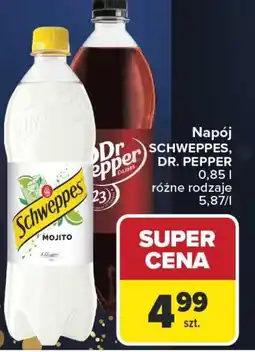 Carrefour SCHWEPPES, DR. PEPPER 0,85 l oferta