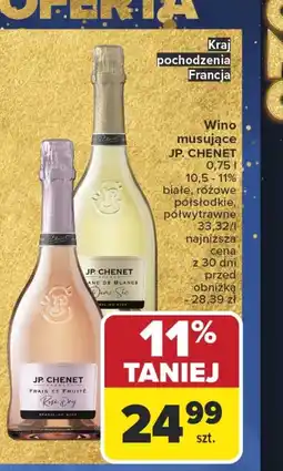 Carrefour Wino musujące JP. CHENET oferta