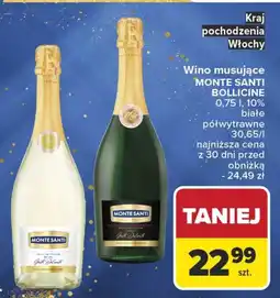 Carrefour Wino musujące MONTE SANTI BOLLICINE oferta