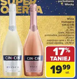Carrefour Wino musujące CIN & CIN oferta