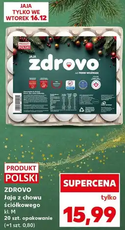 Kaufland Jaja z chowu ściółkowego 20 sztuk oferta