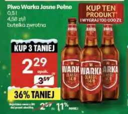 Delikatesy Centrum Piwo Warka oferta