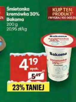 Delikatesy Centrum Śmietanka Bakoma oferta