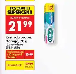 Biedronka Krem do protez Corega oferta