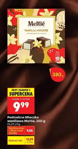 Biedronka Mleczko waniliowe Meltie oferta