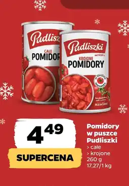 Netto Pomidory krojone Pudliszki oferta