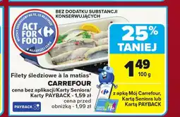 Carrefour Market Filety śledziowe Carrefour oferta