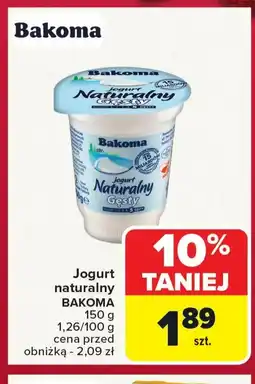 Carrefour Market Jogurt naturalny Bakoma oferta