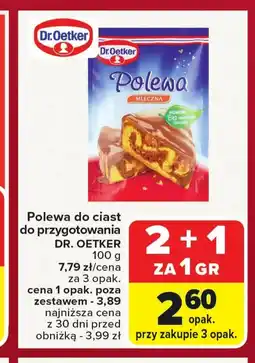 Carrefour Market Polewa Dr. Oetker oferta