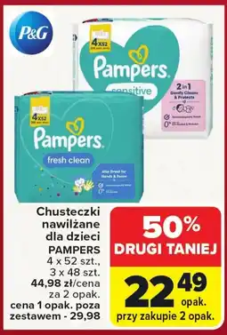 Carrefour Market Chusteczki nawilżane Pampers oferta
