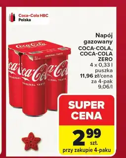 Carrefour Market Napój gazowany Coca-Cola oferta